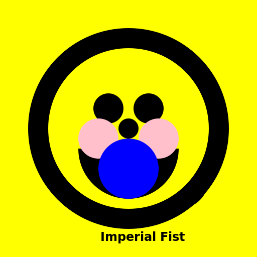 An Imperial Fist Care Bear - DrawGPT