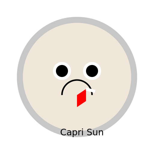 Winston drinking Capri Sun - DrawGPT