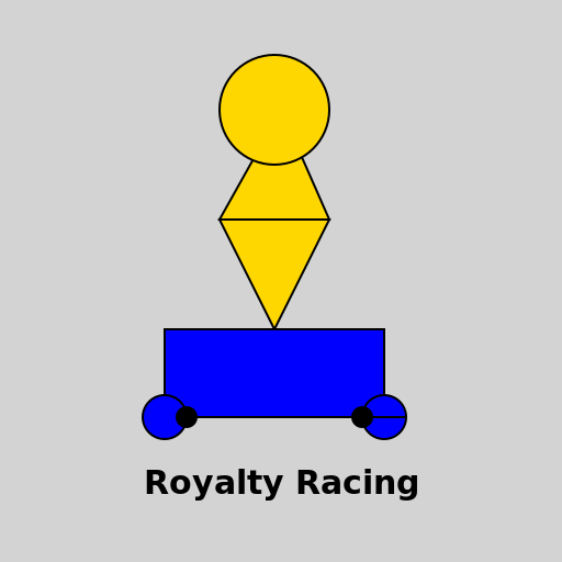 Logo for Royalty Racing - DrawGPT