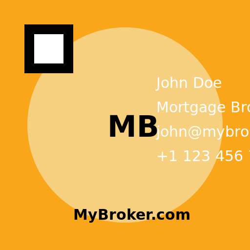 Mortgage Broker Business Card - AI Prompt #14729 - DrawGPT
