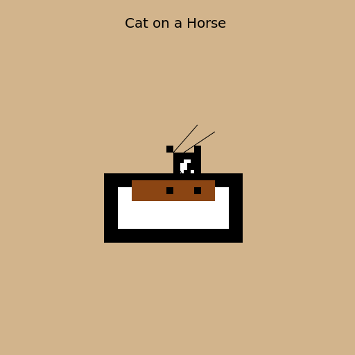 Cat on a Horse - AI Prompt #15484 - DrawGPT