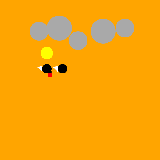 Orange Cat in Heaven - DrawGPT