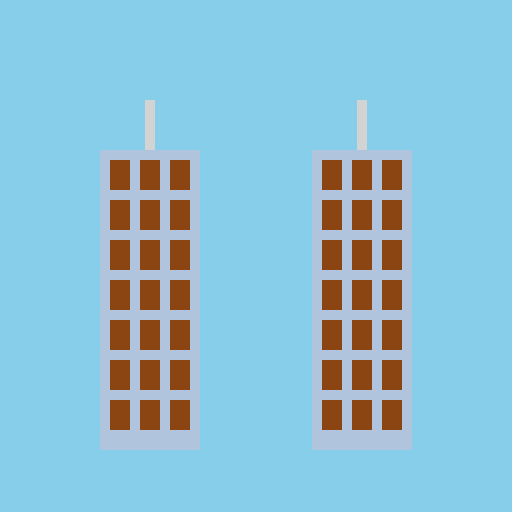 Twin Towers with a Twist - DrawGPT