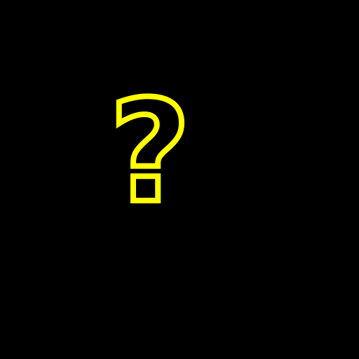 Mysterious Yellow Graffiti Question Mark - DrawGPT