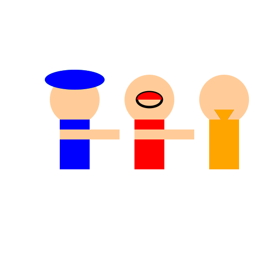 Three Amigos Chilling Out - DrawGPT