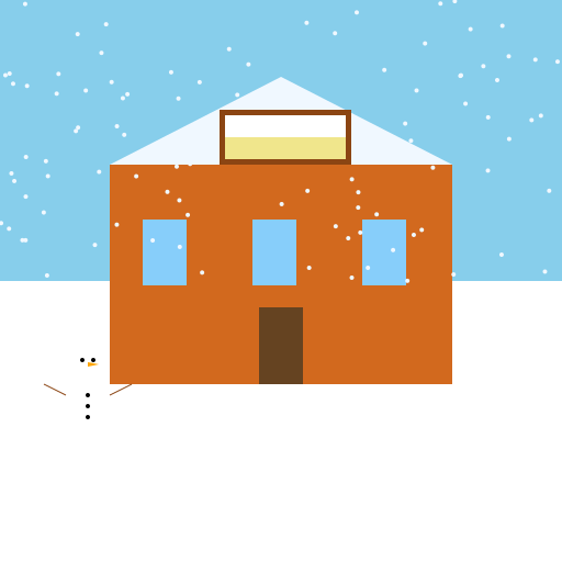 Winter at Lycée de Tevfik Fikret - DrawGPT