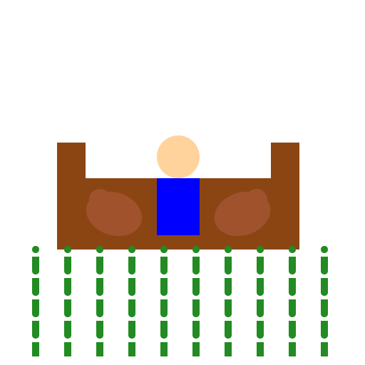 Man and Dogs vs. Toy Soldier Army - DrawGPT