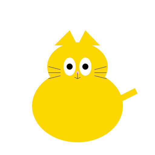 A Cozy Cartoon Cat - DrawGPT