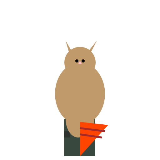 Hipster Lynx with Fox Tail in Cargo Pants - DrawGPT