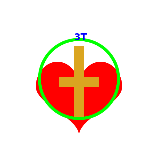 3T Christian Love Unite Logo - DrawGPT