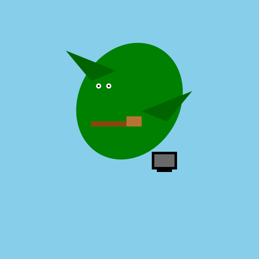 The Green Dragon's Tech-Mining Adventure - DrawGPT