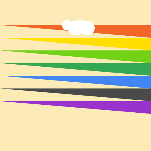 Drawing of a rainbow with a happy cloud - AI Prompt #1572 - DrawGPT