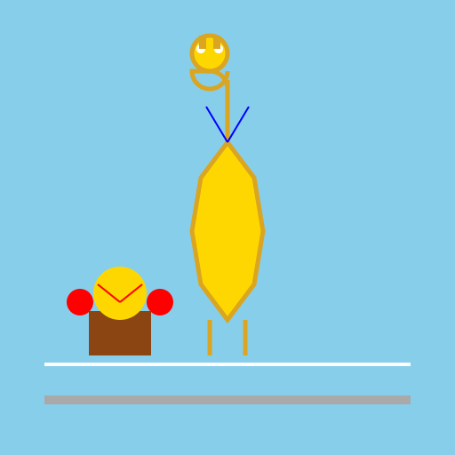 Giraffe's Boxing Match with a Twist - DrawGPT