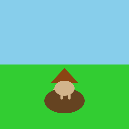 Dog Digging a Hole - DrawGPT