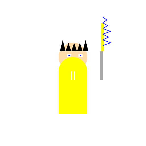 Anime Guy with Electric Katana - DrawGPT