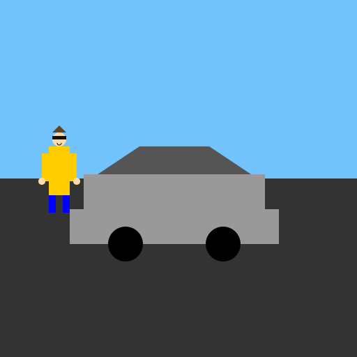 Cool Dude Leaning on a BMW E36 - DrawGPT