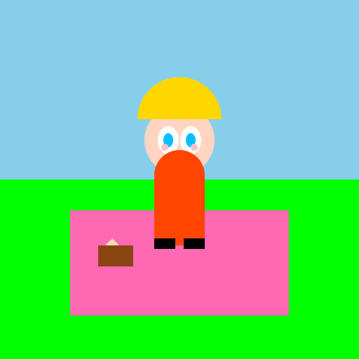 Wholesome Anime Girlfriend Goes Picnicking - DrawGPT