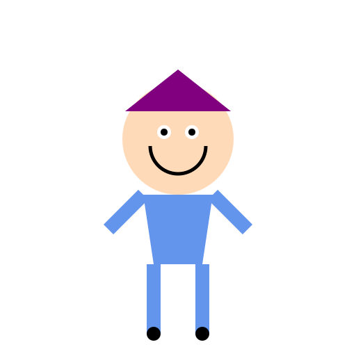 Monsieur avec un chapeau rigolo - DrawGPT