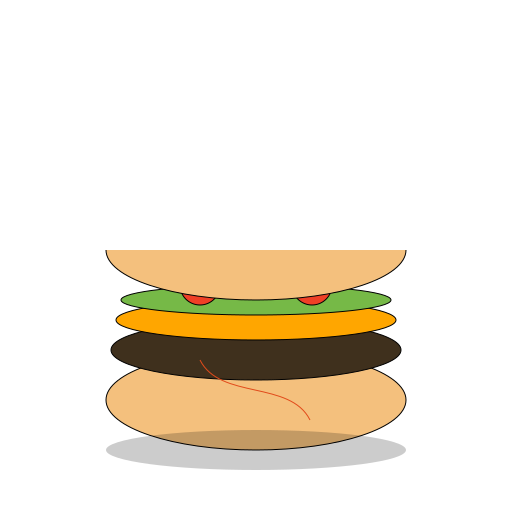 The Ten-Dollar Burger Deluxe - DrawGPT