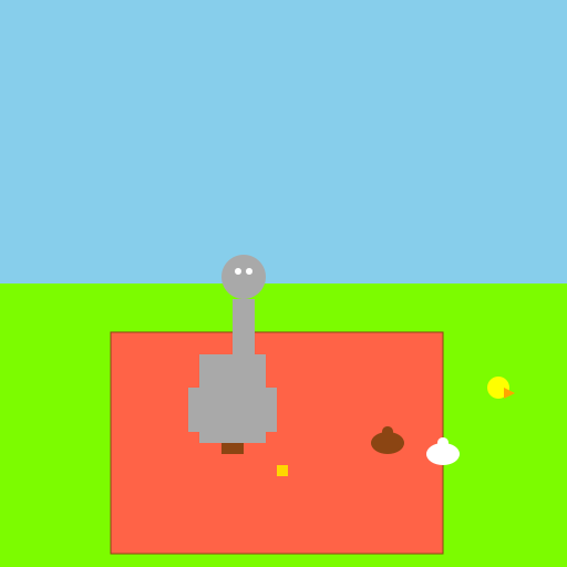 Robot's Whimsical Picnic with Woodland Friends - DrawGPT