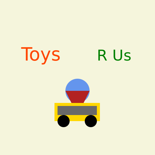 Toys R Us Logo in a Retro 1950s Playroom - DrawGPT