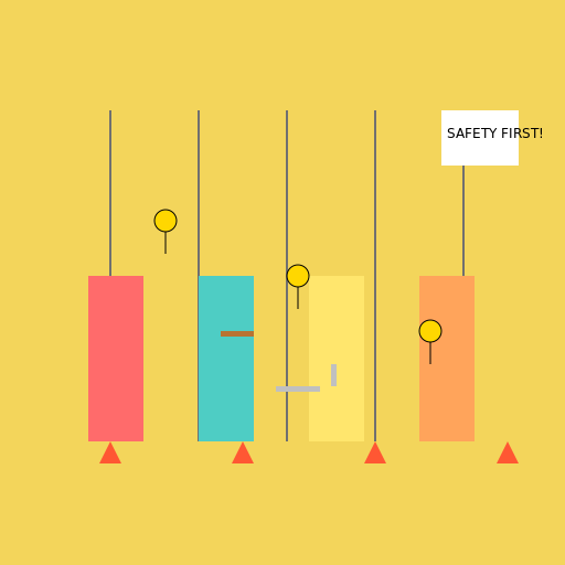 Vibrant Indoor Adventure Park Under Construction - DrawGPT