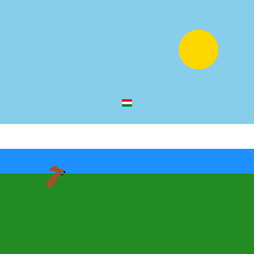 A Sunny Day in Kuwait City - DrawGPT