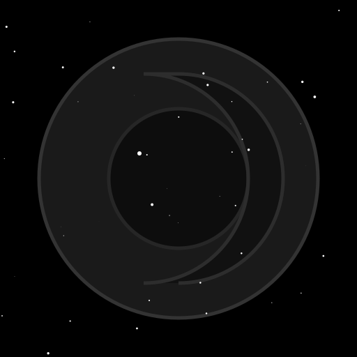 Embrace of the Night - Symbol of the Darkness God - DrawGPT