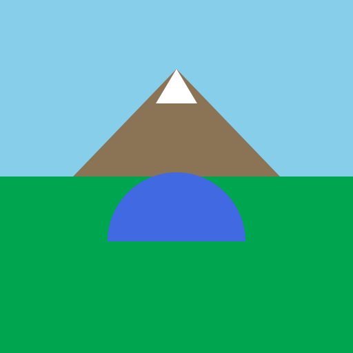 Peaceful Mountain Pasture - DrawGPT