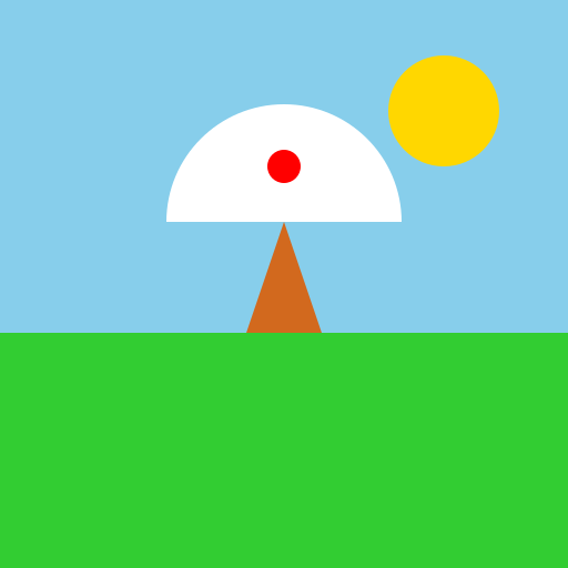 Whimsical Cupcake Mountain Landscape - DrawGPT