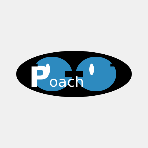 Poach Sunglasses Logo with a Bold P - DrawGPT