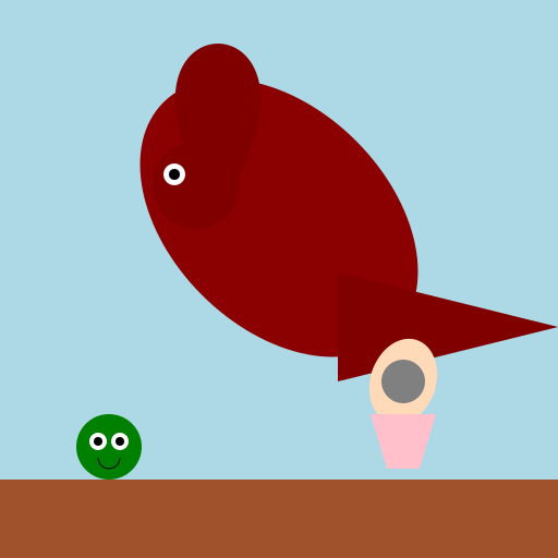 The Chivalrous Dragon and the Damsel - DrawGPT