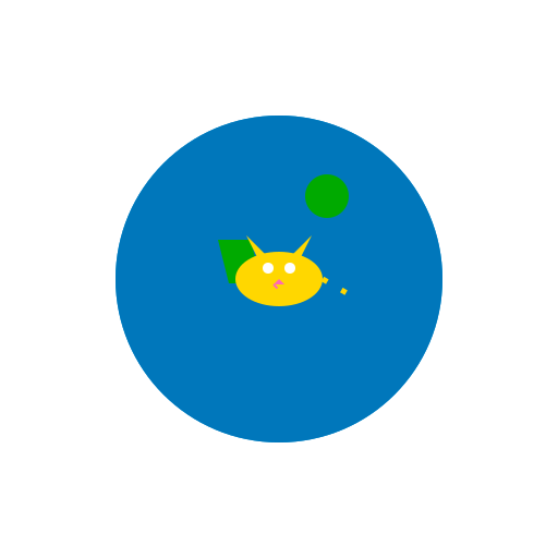 The Speedster Cat Circumnavigating Earth - DrawGPT