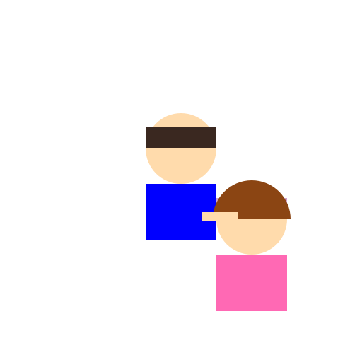 A Young Man Places an ANDES Helmet on a Young Woman - DrawGPT