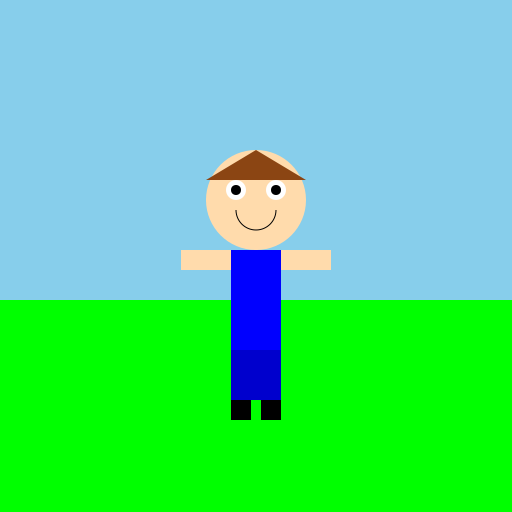 A Boy Enjoying a Sunny Day - DrawGPT