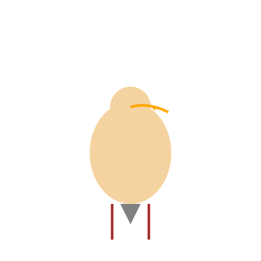 Elegant Bird with Stylish Features - DrawGPT
