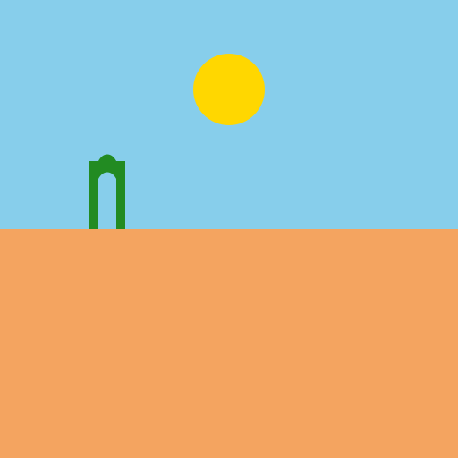 Desert Dunes at High Noon - DrawGPT