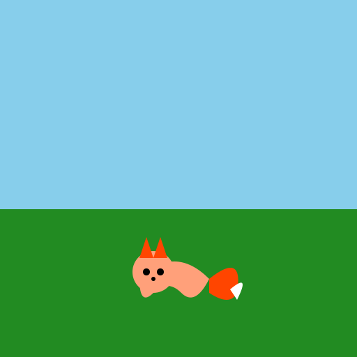 A Fox in the Forest - DrawGPT