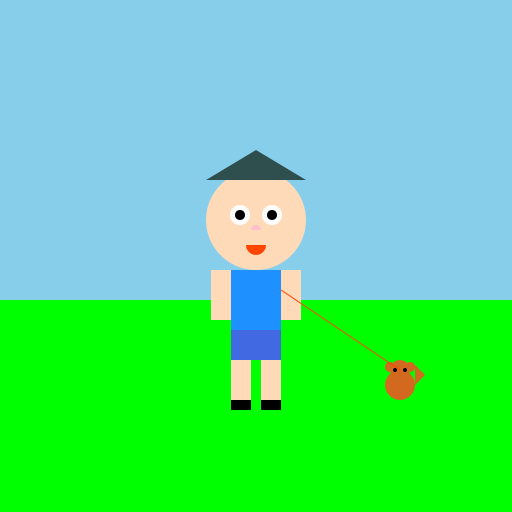 A Boy's Day Out - DrawGPT