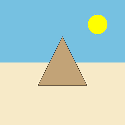 Pyramid in the Land of Pharaohs - DrawGPT