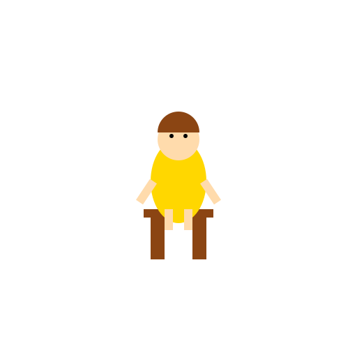 Girl Chilling on a Stool - DrawGPT