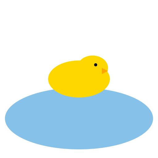 A Cheerful Duck at the Pond - DrawGPT
