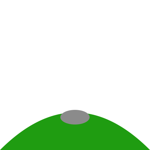 Fiery Magic Rock on a Lush Irish Hill - DrawGPT