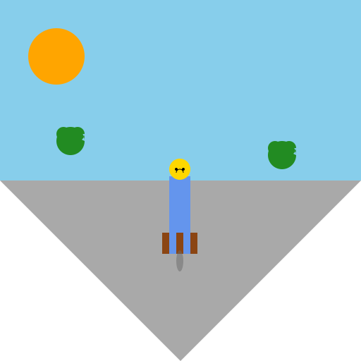 Weary Digital Traveler's Rough Road - DrawGPT