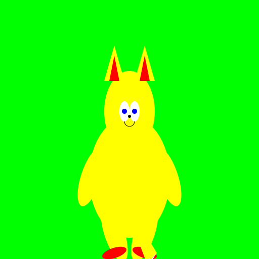 The Electric Hedgehog Pokemon, Sonichu! - DrawGPT