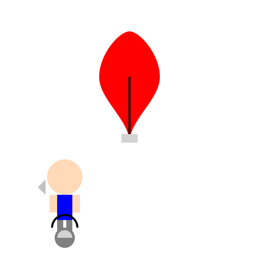 The Little Human Fixing a Heart with Cement - DrawGPT