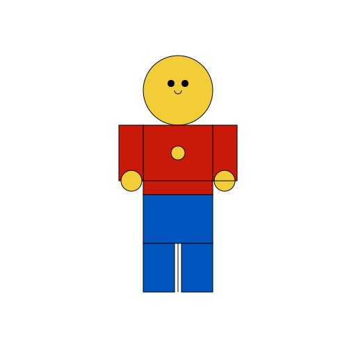 The Adventures of Blocky the Lego Figure - DrawGPT
