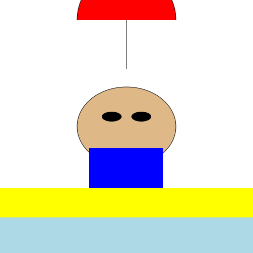 The Sunbathing Potato - DrawGPT