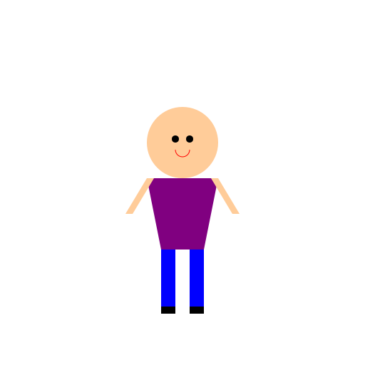 A Person in Purple - DrawGPT