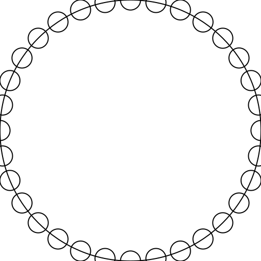 Transparent Disc with Regularly Spaced Holes - DrawGPT